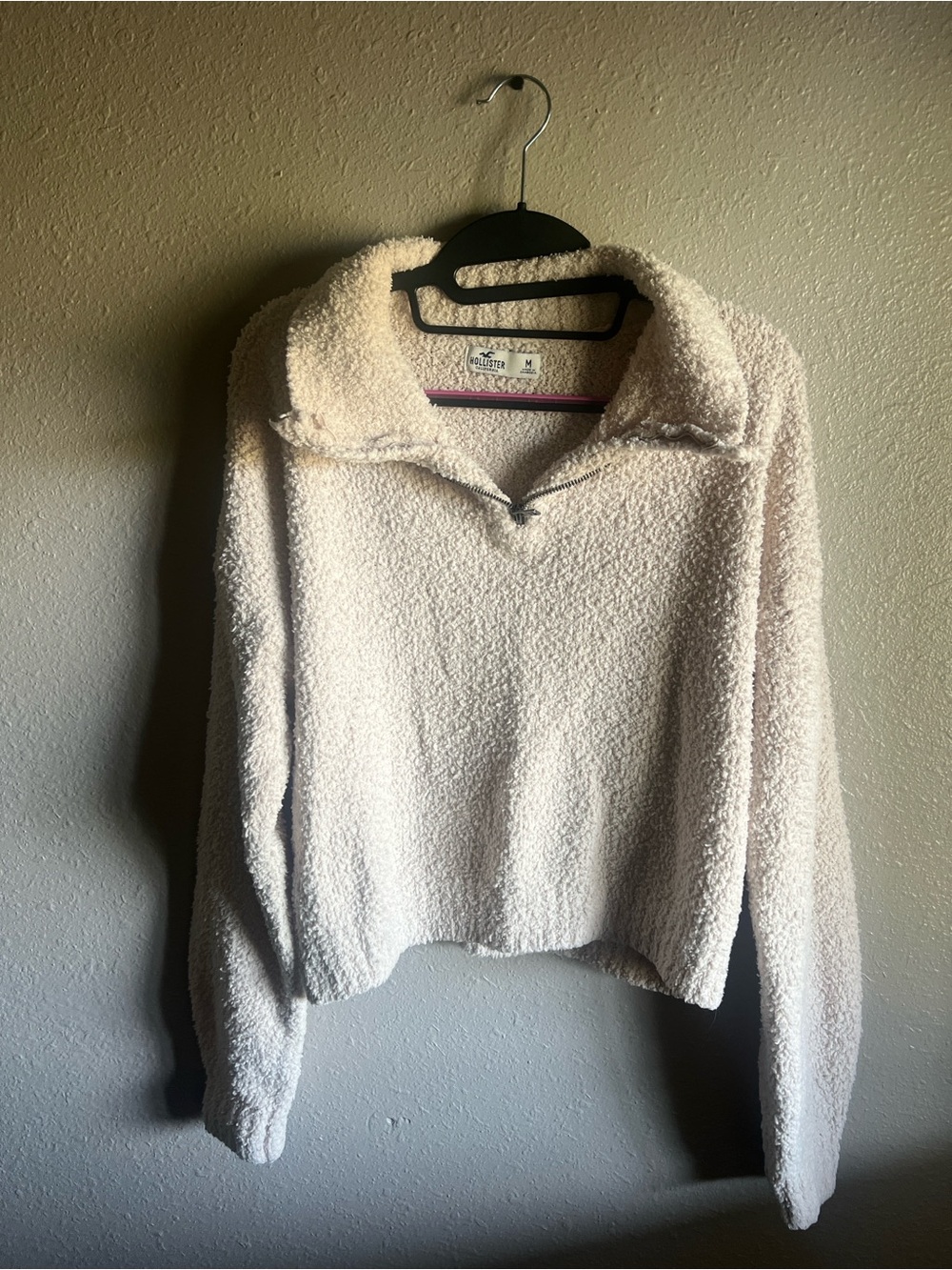 Hollister Quarter-Zip Pullover Sweater